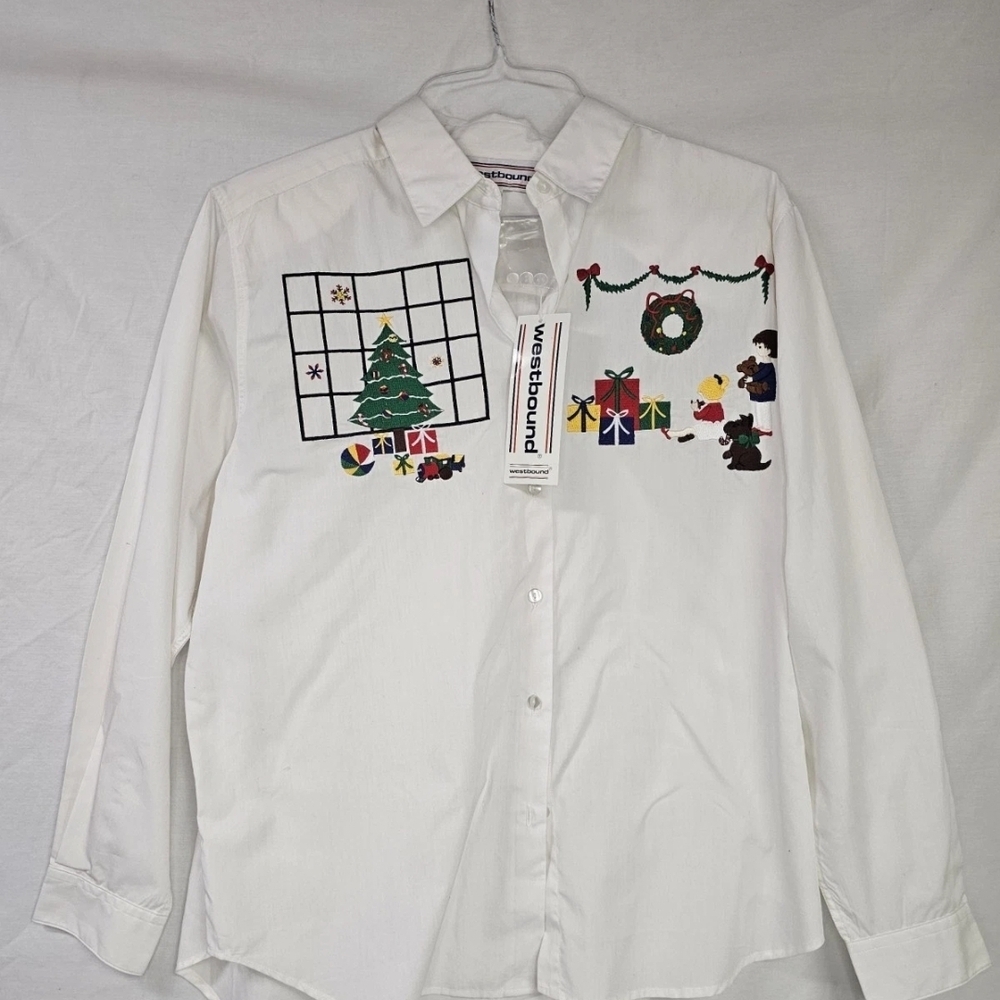 Westbound‎ White Holiday Men's Shirt